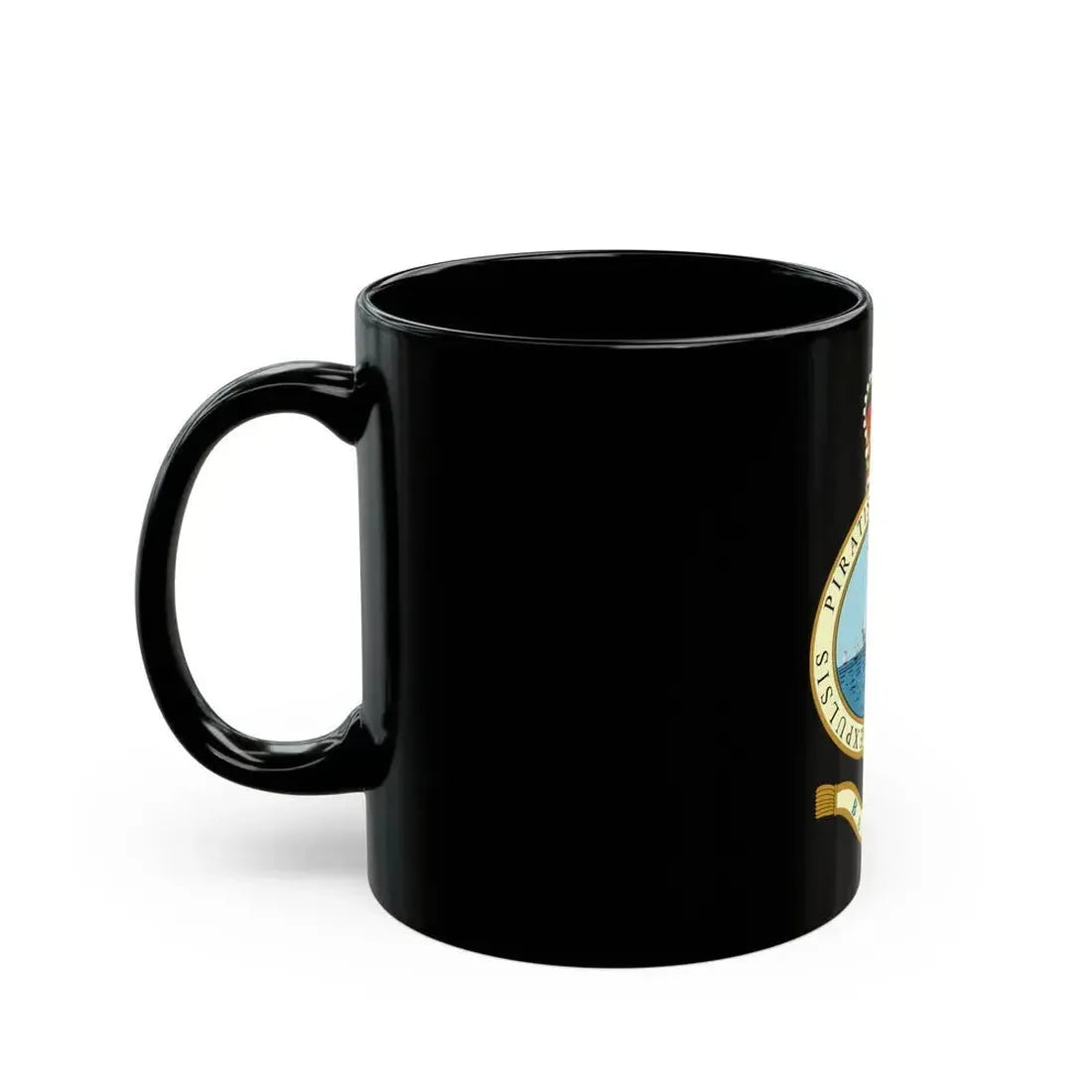 Emblem of the Bahamas (1964-1973) - Black Coffee Mug - Go Mug Yourself