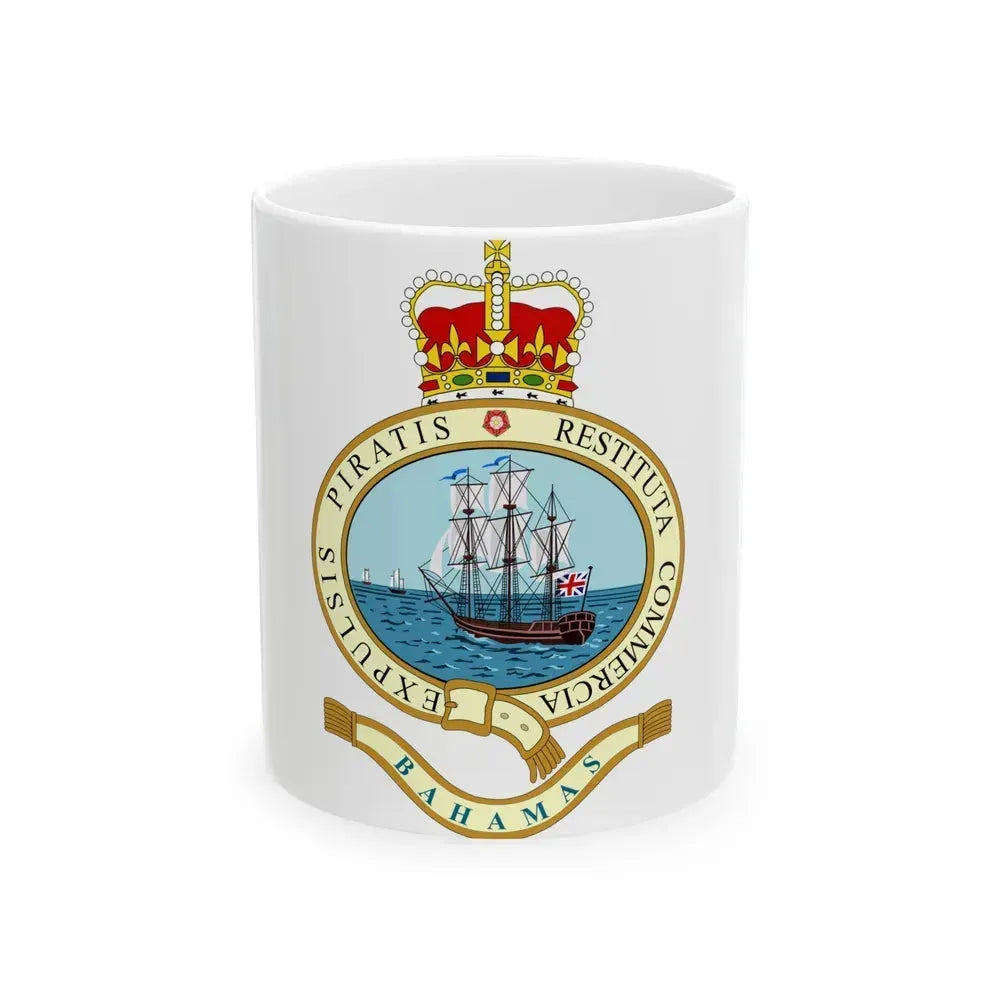 Emblem of the Bahamas (1964-1973) - White Coffee Mug 11oz - Go Mug Yourself