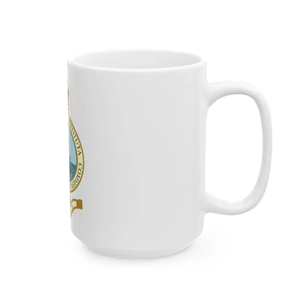 Emblem of the Bahamas (1964-1973) - White Coffee Mug - Go Mug Yourself