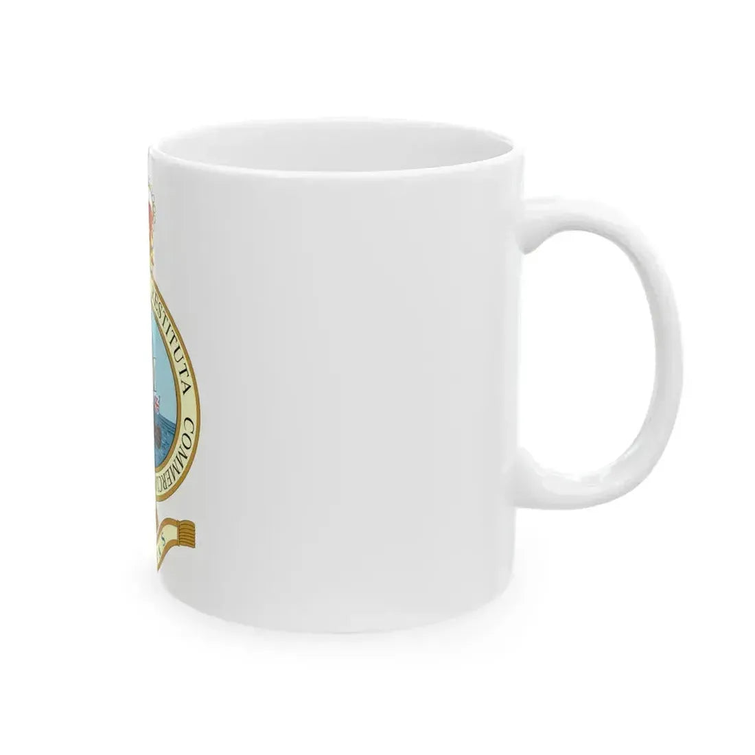 Emblem of the Bahamas (1964-1973) - White Coffee Mug - Go Mug Yourself