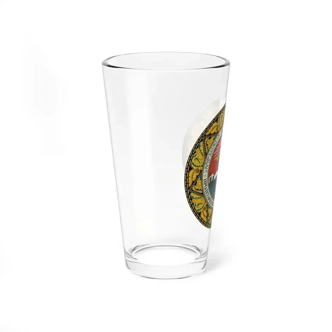 Emblem of the Georgian SSR-2 - Pint Glass 16oz - Go Mug Yourself