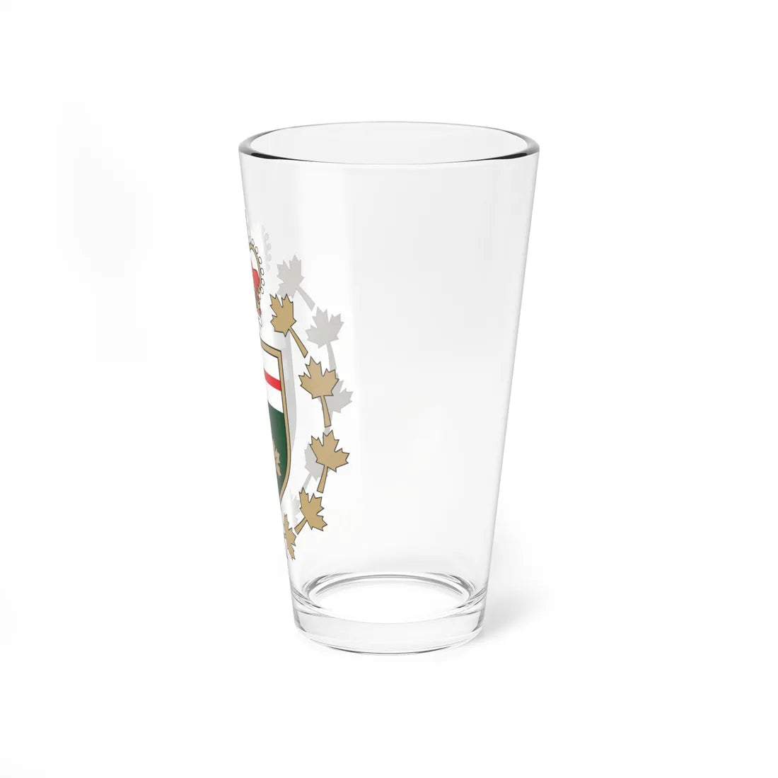 Emblem of the Lieutenant Governor of Ontario (Canada) (Coat of Arms) Pint Glass 16oz - Go Mug Yourself