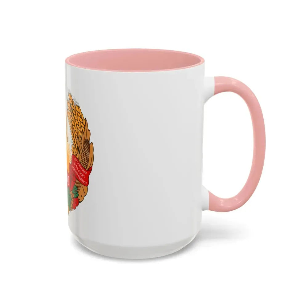 Emblem of the Moldavian SSR (1941-1957) - Accent Coffee Mug - Go Mug Yourself