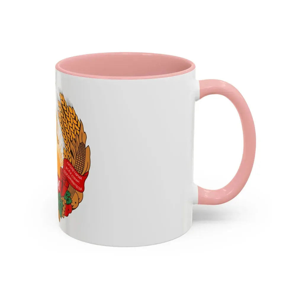Emblem of the Moldavian SSR (1957-1981) - Accent Coffee Mug - Go Mug Yourself