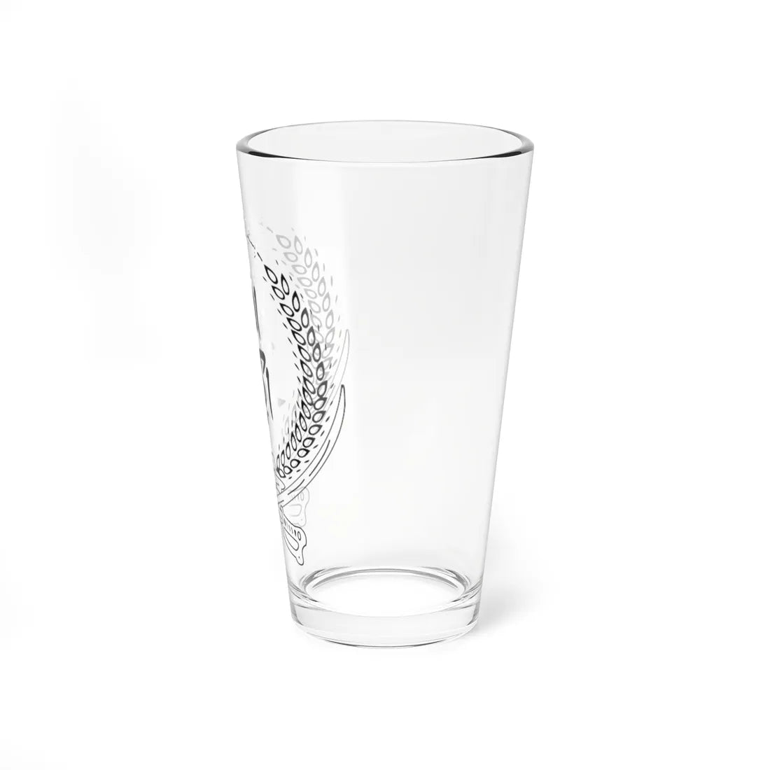 Emblem of the National Islamic Front of Afghanistan (Afghanistan) (Coat of Arms) Pint Glass 16oz - Go Mug Yourself