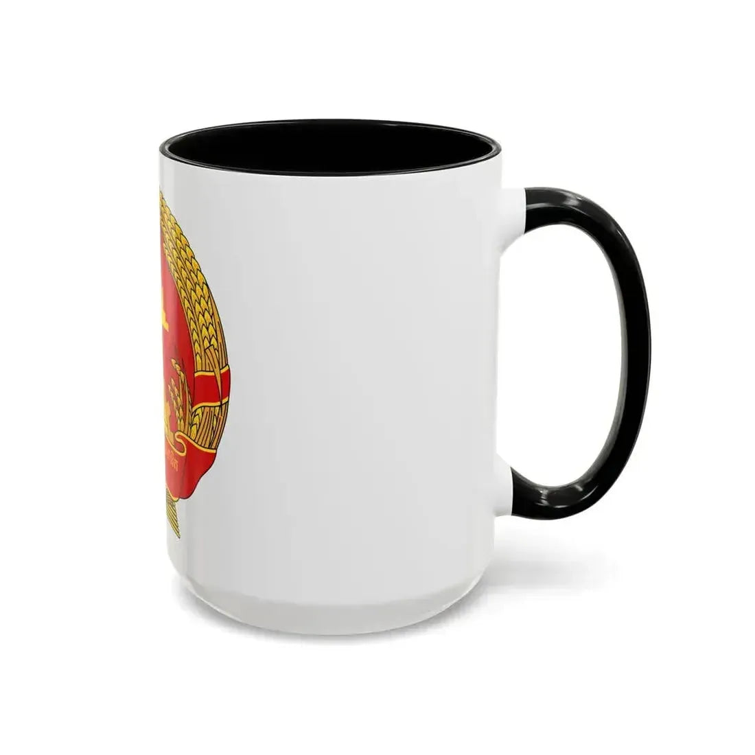 Emblem of the People's Republic of Kampuchea (1981-1989) - Accent Coffee Mug - Go Mug Yourself