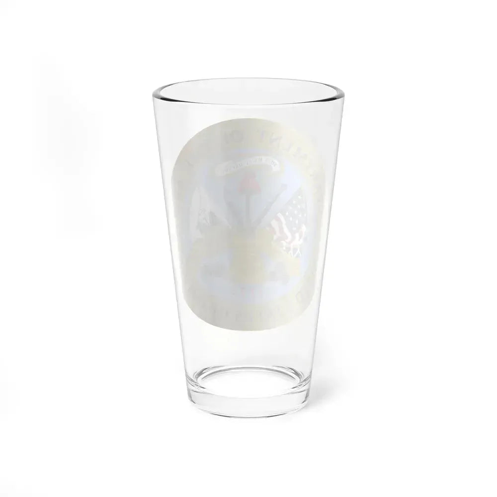 Emblem of the United States Department of the Army - Pint Glass 16oz - Go Mug Yourself
