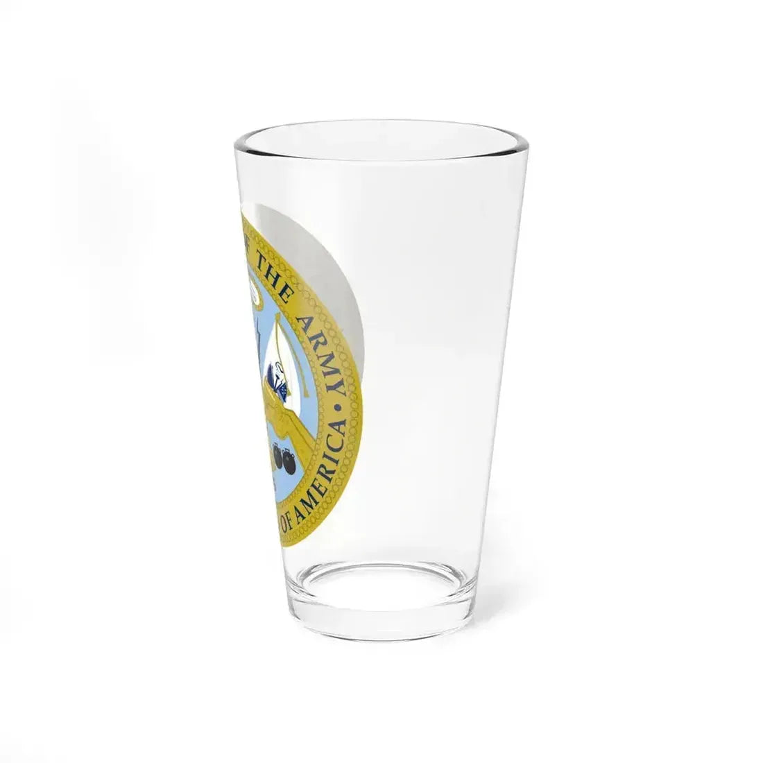 Emblem of the United States Department of the Army - Pint Glass 16oz - Go Mug Yourself