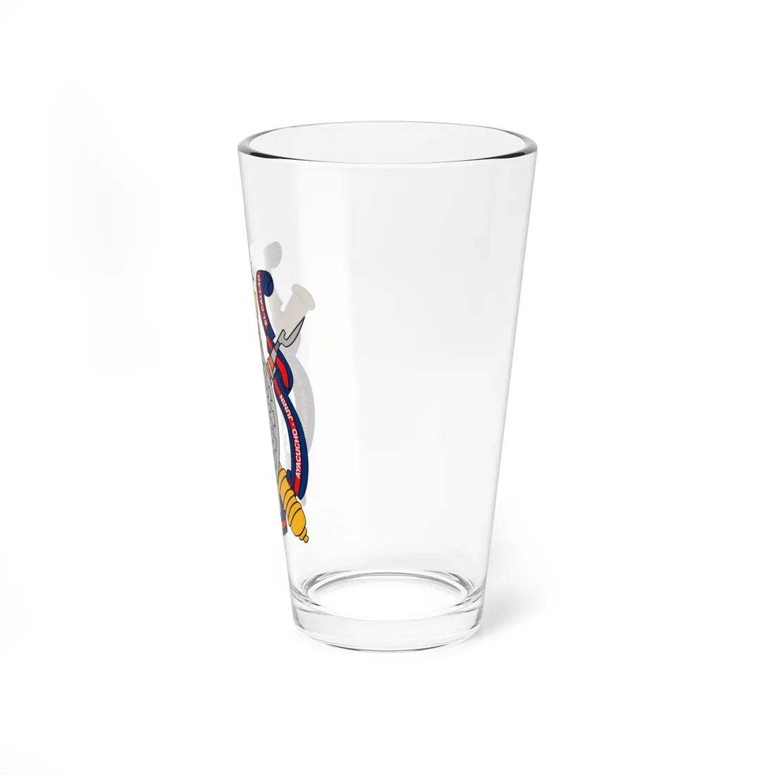 Emblem of the Venezuelan Army (Venezuela) (Coat of Arms) Pint Glass 16oz - Go Mug Yourself