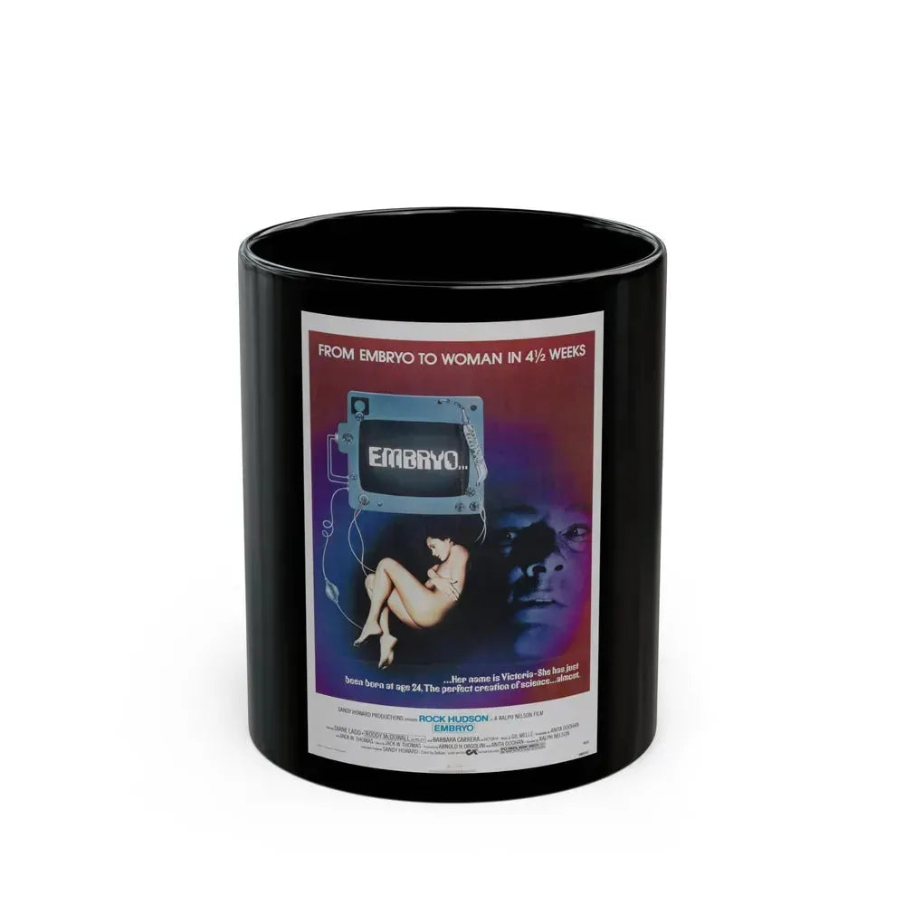 EMBRYO 1976 Movie Poster - Black Coffee Mug 11oz - Go Mug Yourself