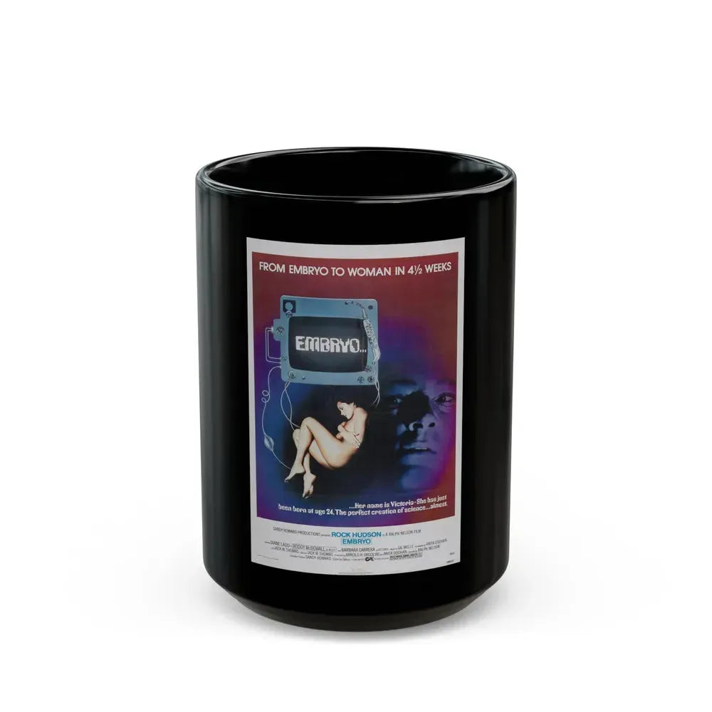 EMBRYO 1976 Movie Poster - Black Coffee Mug 15oz - Go Mug Yourself