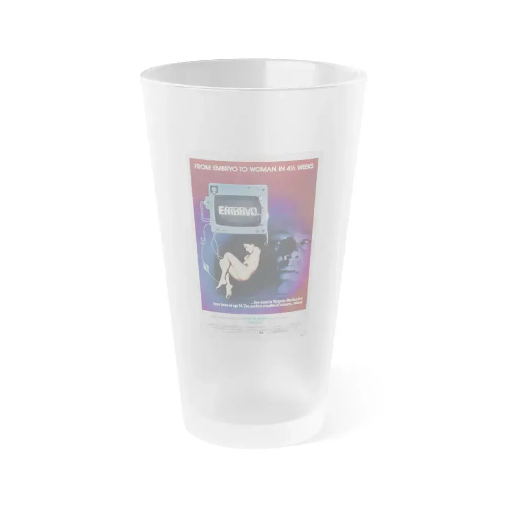 EMBRYO 1976 Movie Poster - Frosted Pint Glass 16oz 16oz Frosted - Go Mug Yourself