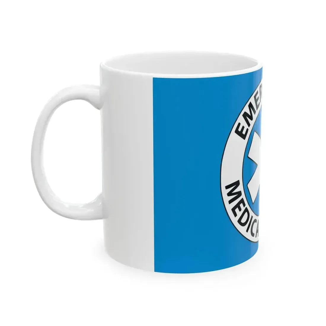 Emergency Medical Services Flag (United States) White Coffee Mug - Go Mug Yourself