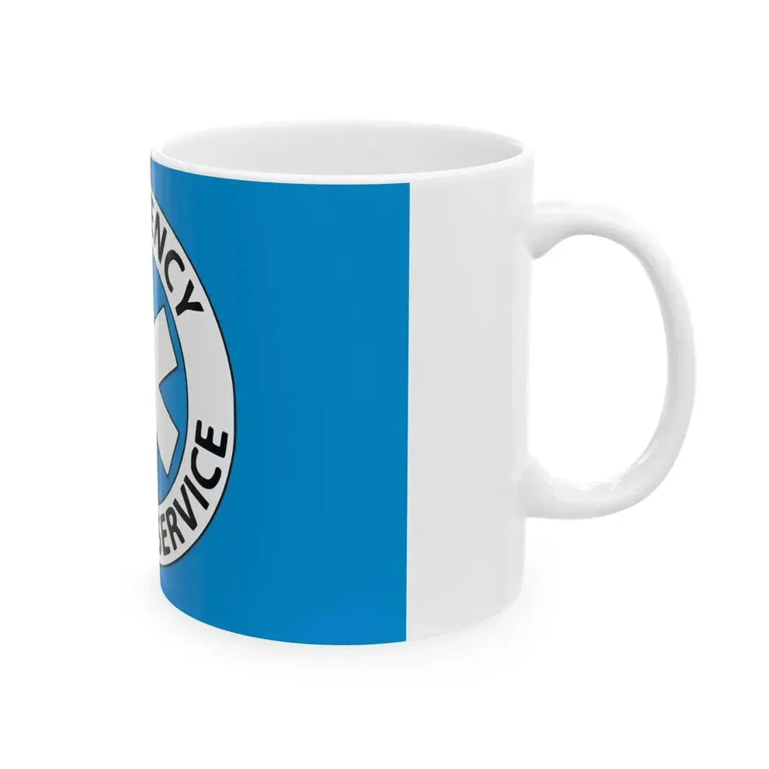 Emergency Medical Services Flag (United States) White Coffee Mug - Go Mug Yourself