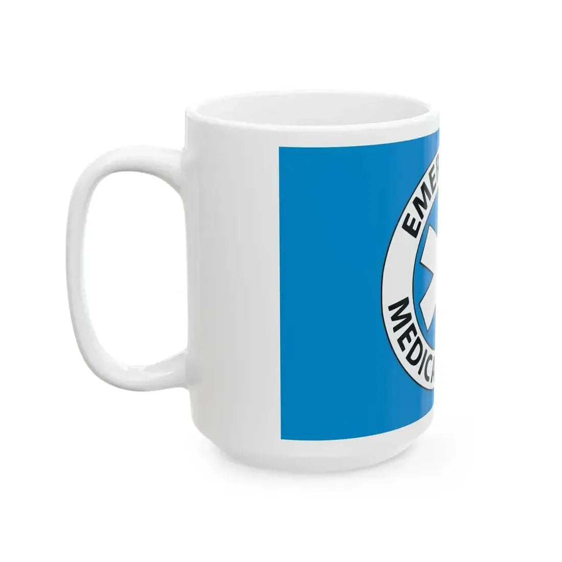 Emergency Medical Services Flag (United States) White Coffee Mug - Go Mug Yourself