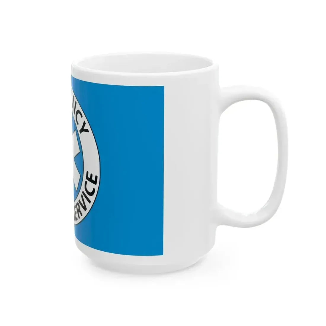 Emergency Medical Services Flag (United States) White Coffee Mug - Go Mug Yourself