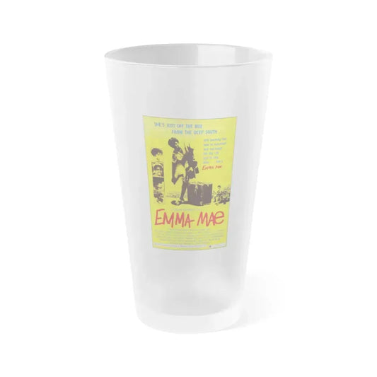 EMMA MAE (BLACK SISTER'S REVENGE) 1976 Movie Poster - Frosted Pint Glass 16oz 16oz Frosted - Go Mug Yourself