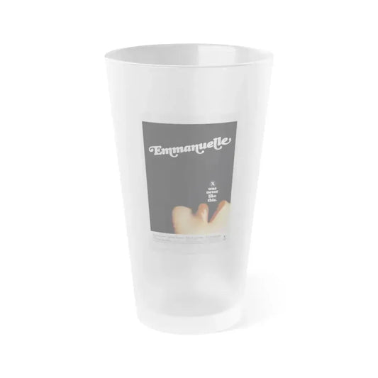 EMMANUELLE 1974 Movie Poster - Frosted Pint Glass 16oz 16oz Frosted - Go Mug Yourself