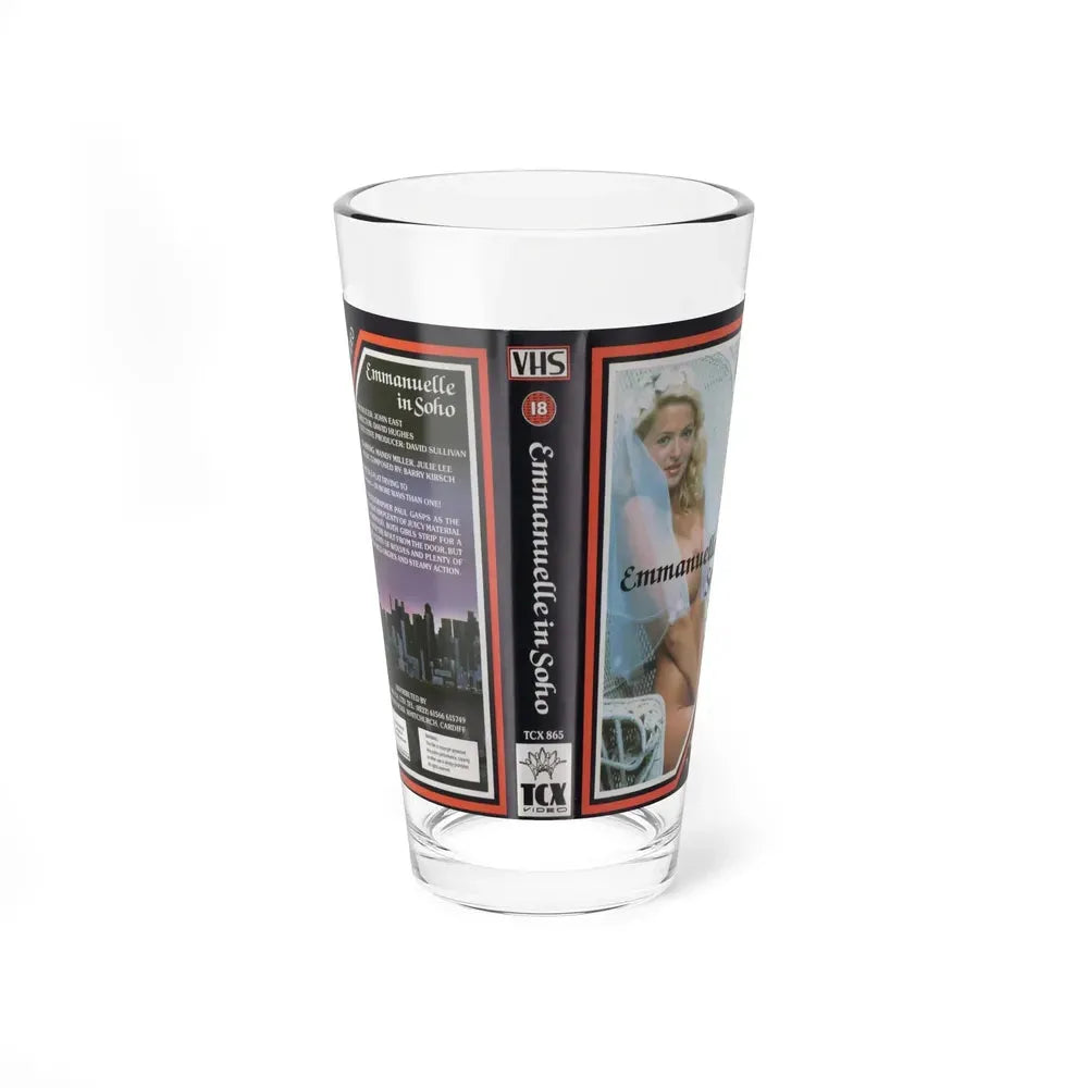 EMMANUELLE IN SOHO (VHS COVER) Pint Glass 16oz 16oz - Go Mug Yourself