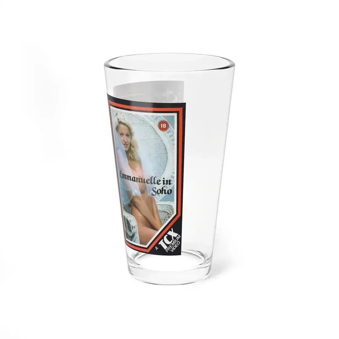 EMMANUELLE IN SOHO (VHS COVER) Pint Glass 16oz - Go Mug Yourself