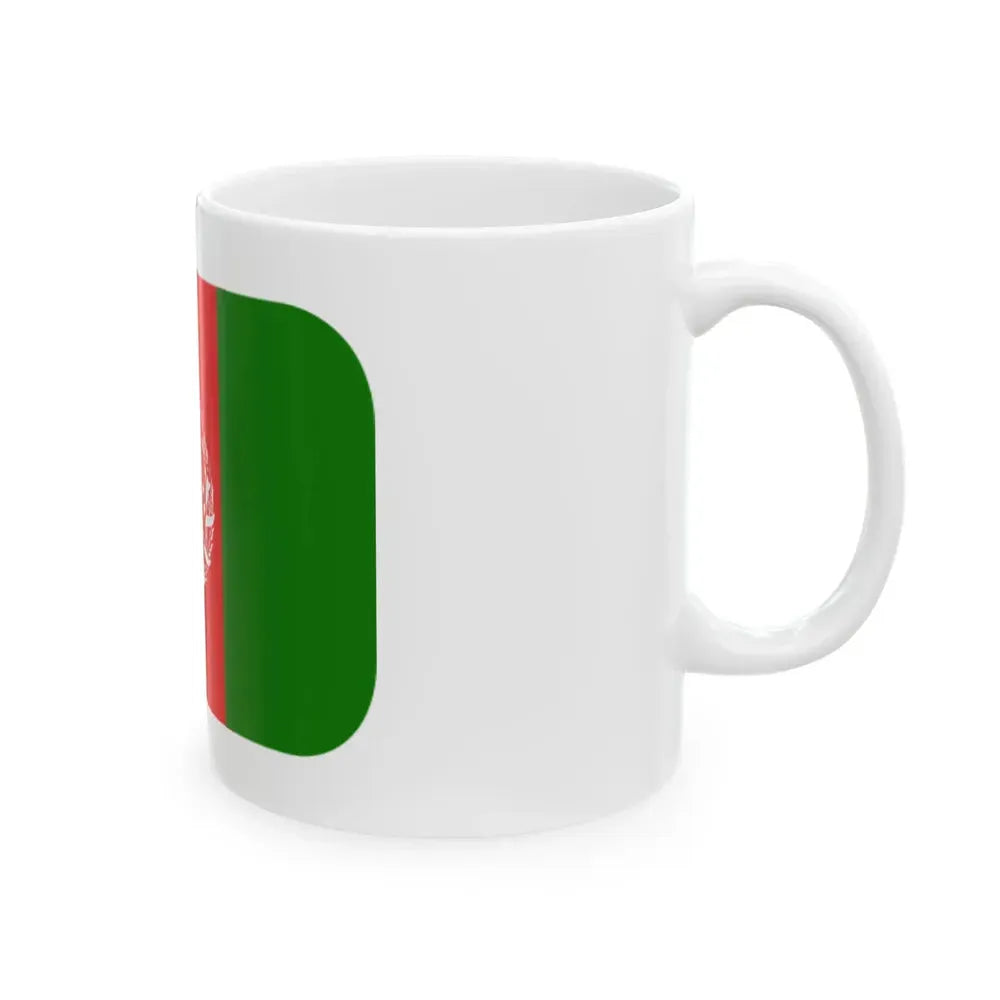 Emojione 1F1E6-1F1EB (Afghanistan) White Coffee Mug - Go Mug Yourself