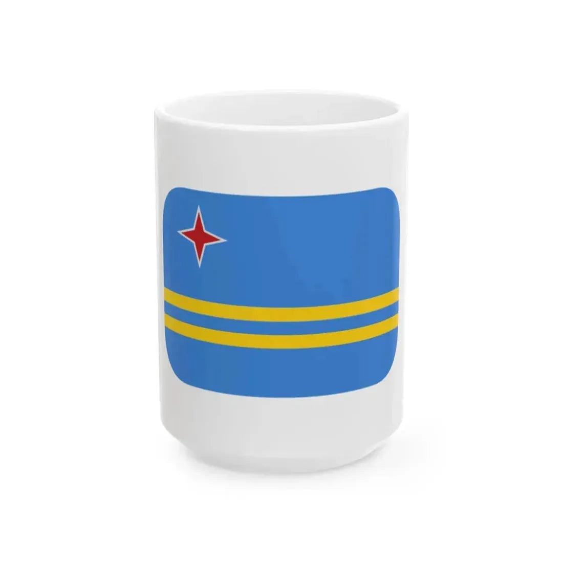 Emojione 1F1E6-1F1FC (Netherlands) White Coffee Mug 15oz - Go Mug Yourself