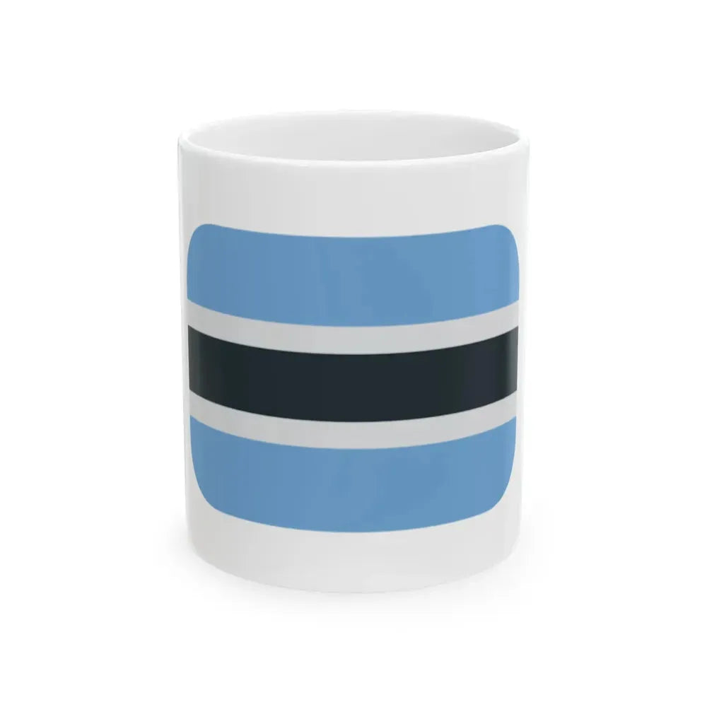 Emojione 1F1E7-1F1FC (Botswana) White Coffee Mug 11oz - Go Mug Yourself