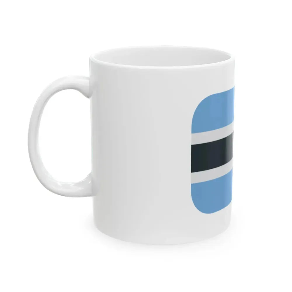 Emojione 1F1E7-1F1FC (Botswana) White Coffee Mug - Go Mug Yourself