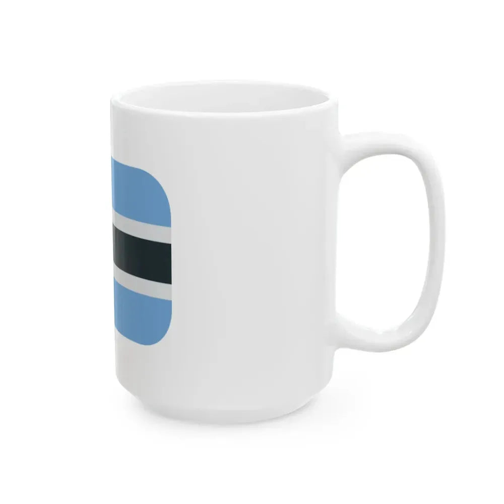 Emojione 1F1E7-1F1FC (Botswana) White Coffee Mug - Go Mug Yourself