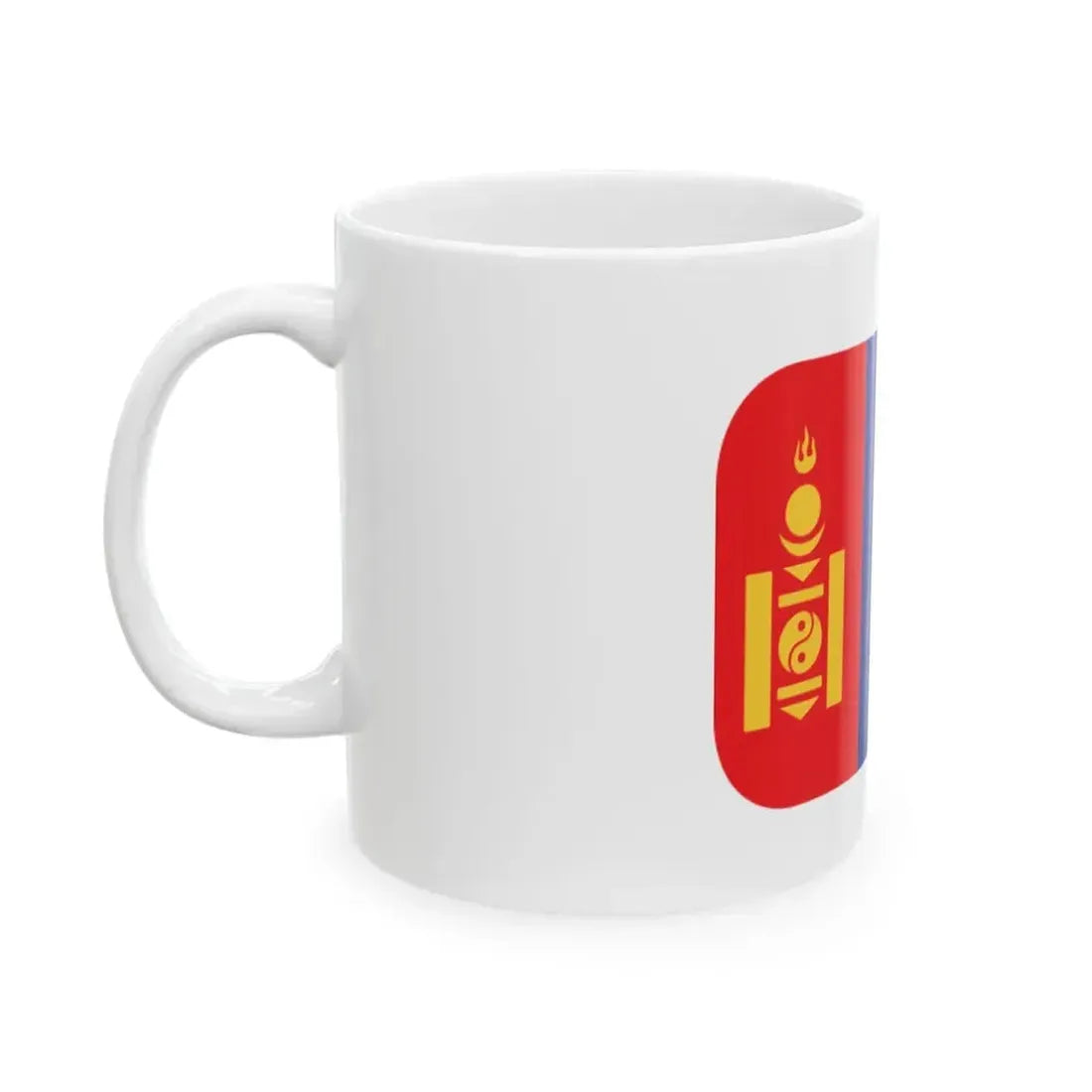 Emojione 1F1F2-1F1F3 (Mongolia) White Coffee Mug - Go Mug Yourself