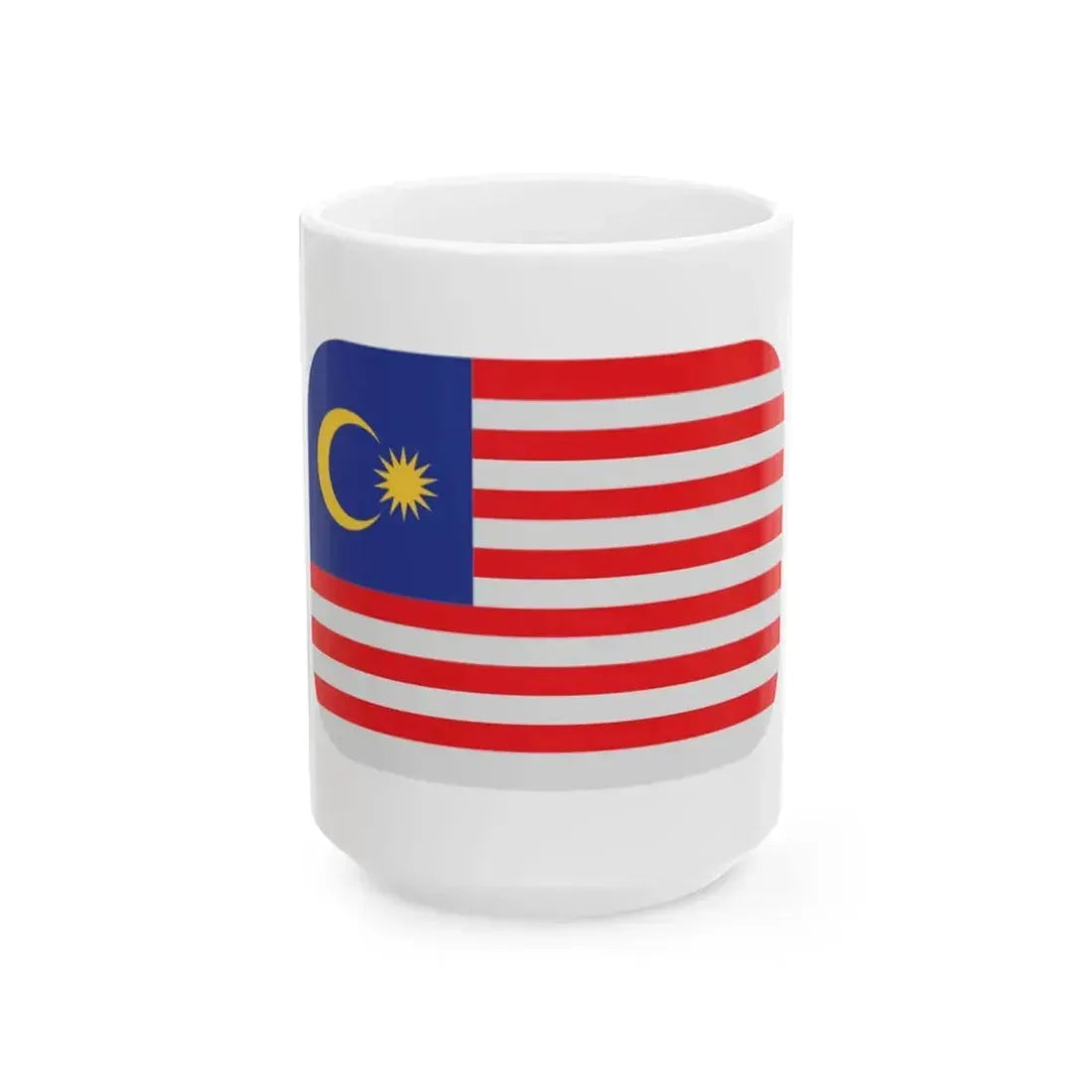 Emojione 1F1F2-1F1FE (Malaysia) White Coffee Mug 15oz - Go Mug Yourself