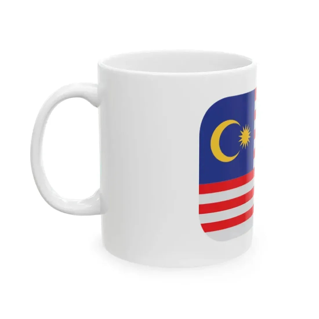Emojione 1F1F2-1F1FE (Malaysia) White Coffee Mug - Go Mug Yourself
