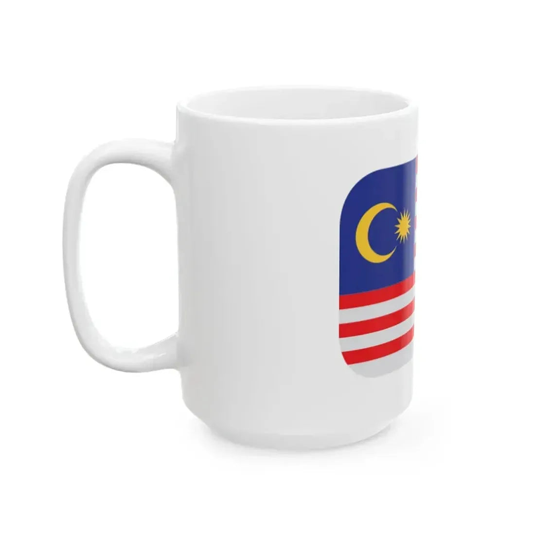 Emojione 1F1F2-1F1FE (Malaysia) White Coffee Mug - Go Mug Yourself