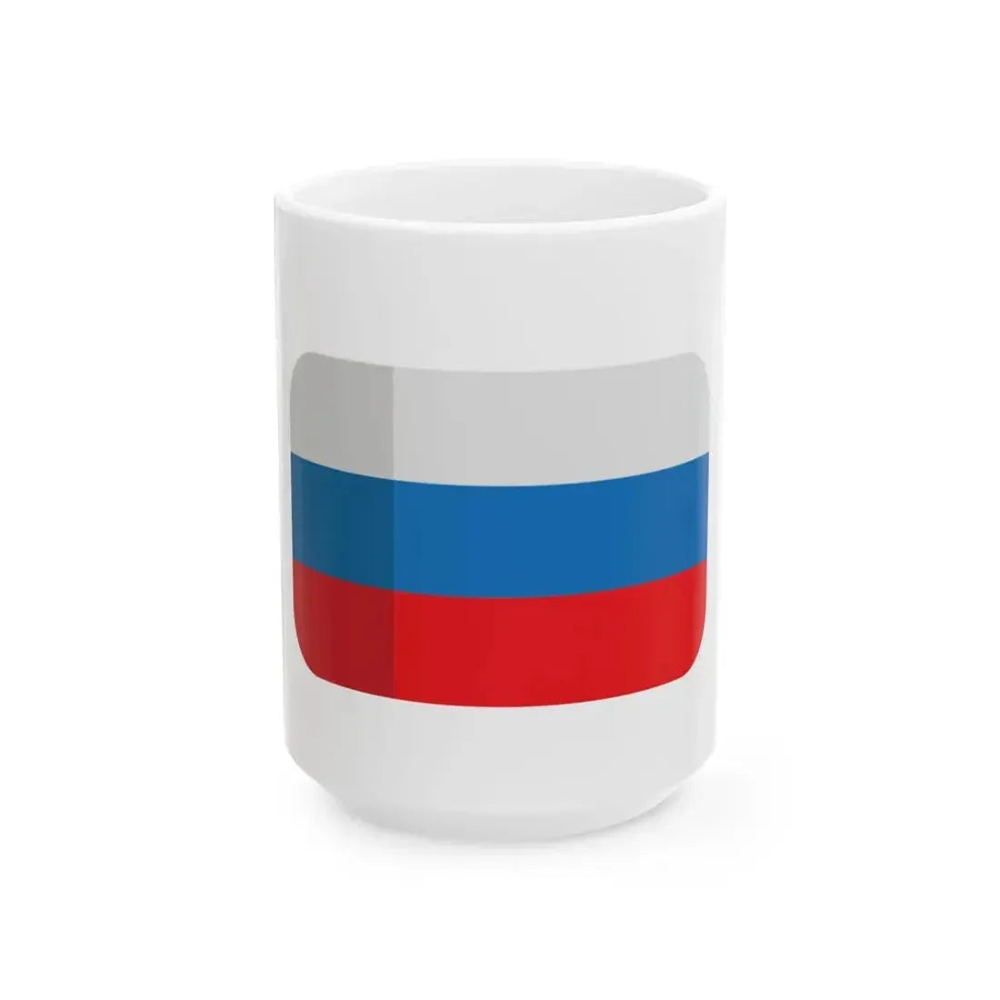 Emojione 1F1F7-1F1FA (Russia) White Coffee Mug 15oz - Go Mug Yourself