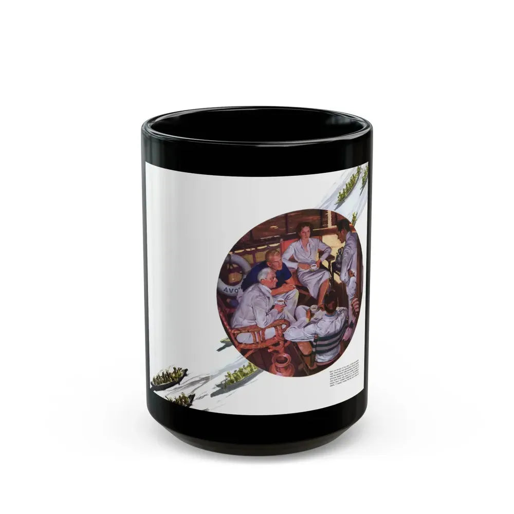 Empire For A Lady, McCall's magazine, March 1937 - Black Coffee Mug 15oz - Go Mug Yourself