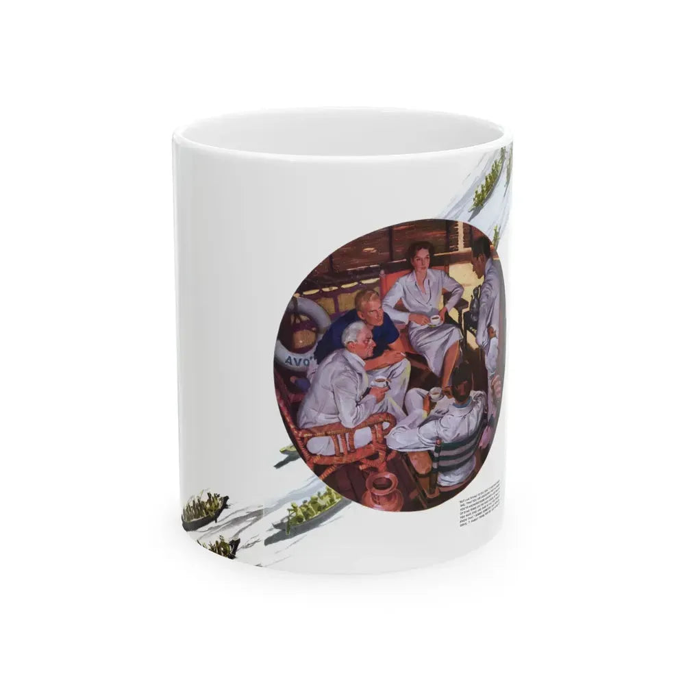 Empire For A Lady, McCall's magazine, March 1937 - White Coffee Mug 11oz - Go Mug Yourself