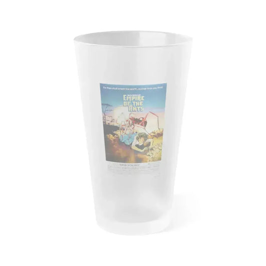 EMPIRE OF THE ANTS 1977 Movie Poster - Frosted Pint Glass 16oz 16oz Frosted - Go Mug Yourself
