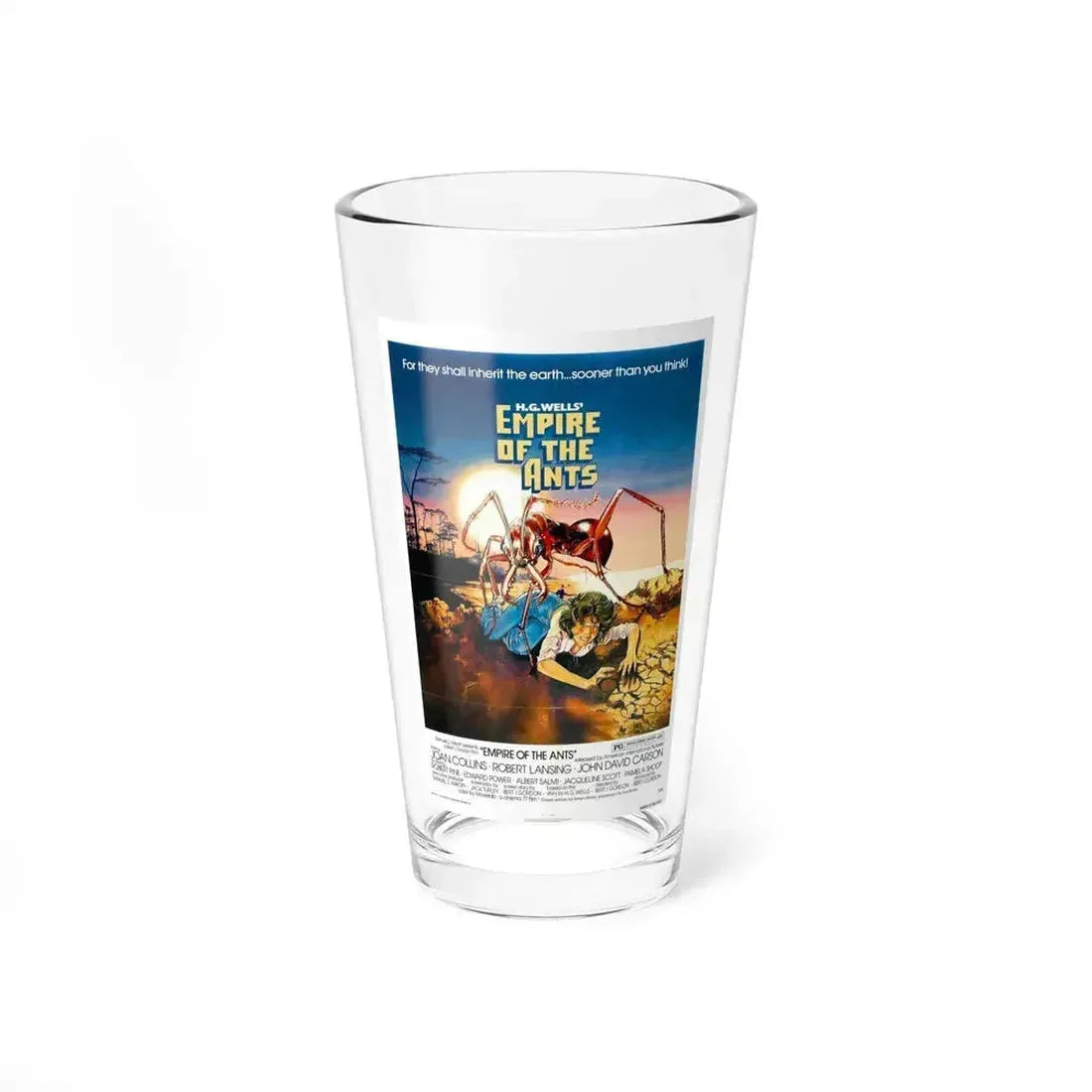 EMPIRE OF THE ANTS 1977 Movie Poster - Pint Glass 16oz 16oz - Go Mug Yourself