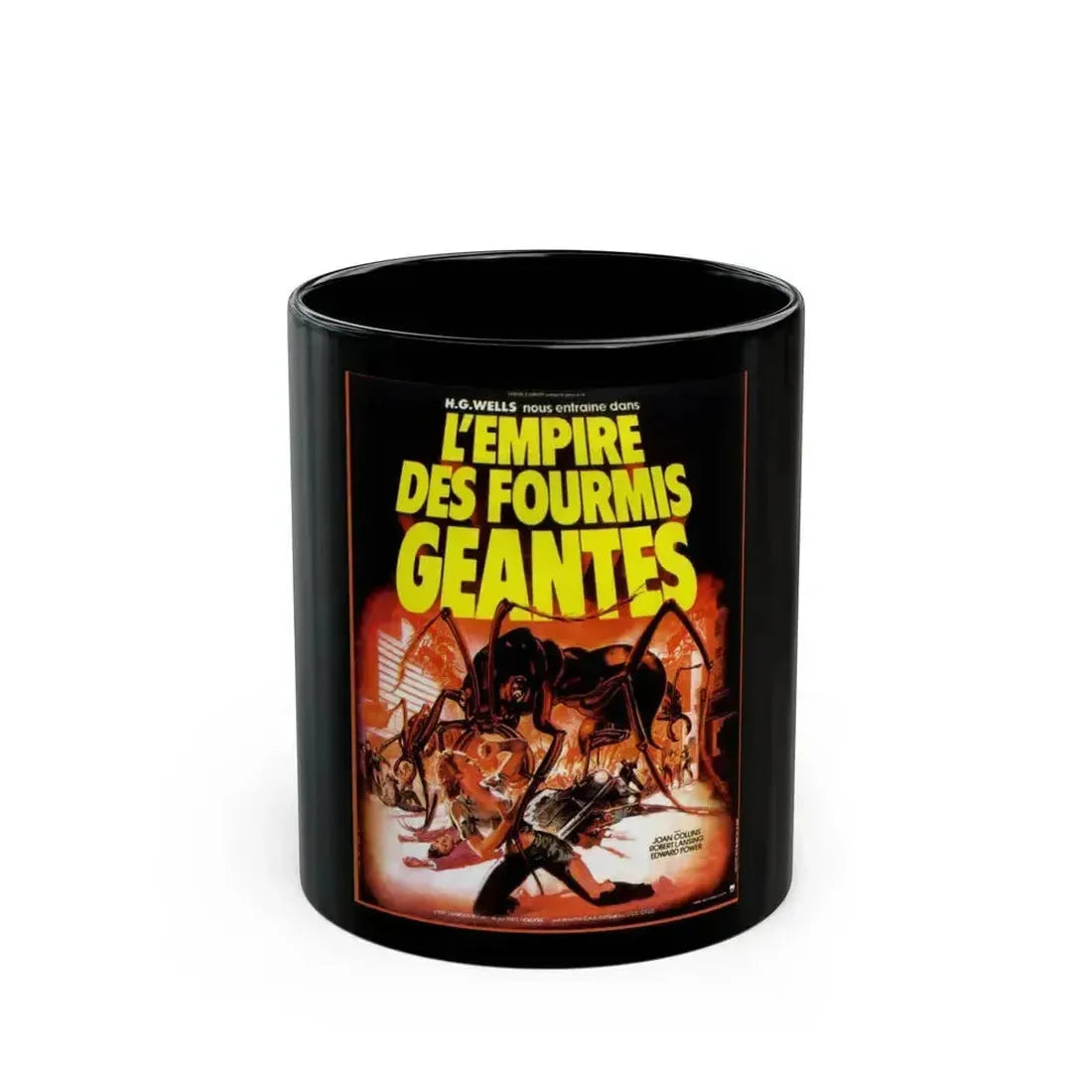 EMPIRE OF THE ANTS (FRENCH) 1977 Movie Poster - Black Coffee Mug 11oz - Go Mug Yourself