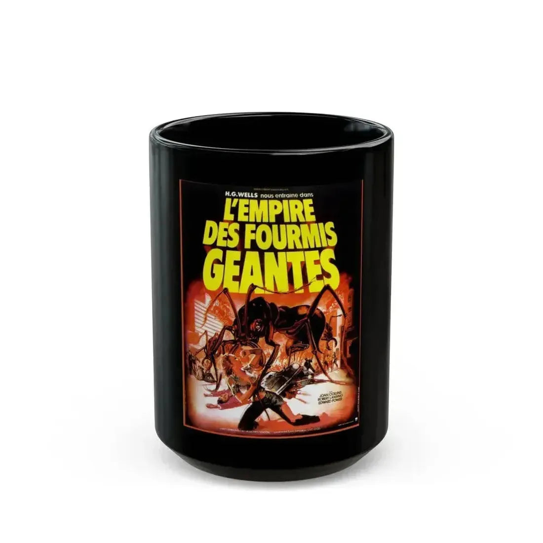 EMPIRE OF THE ANTS (FRENCH) 1977 Movie Poster - Black Coffee Mug 15oz - Go Mug Yourself
