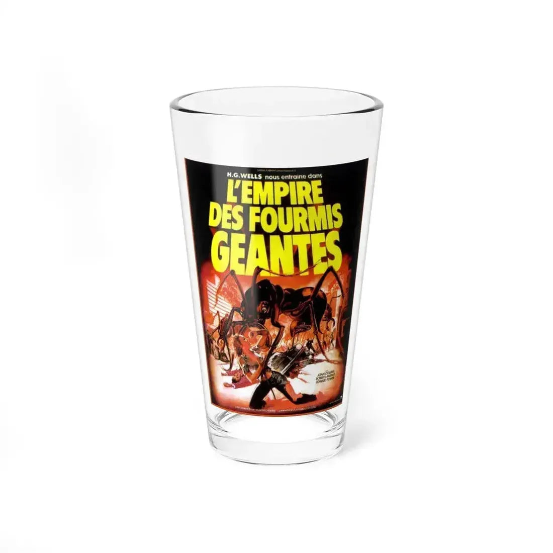 EMPIRE OF THE ANTS (FRENCH) 1977 Movie Poster - Pint Glass 16oz 16oz - Go Mug Yourself