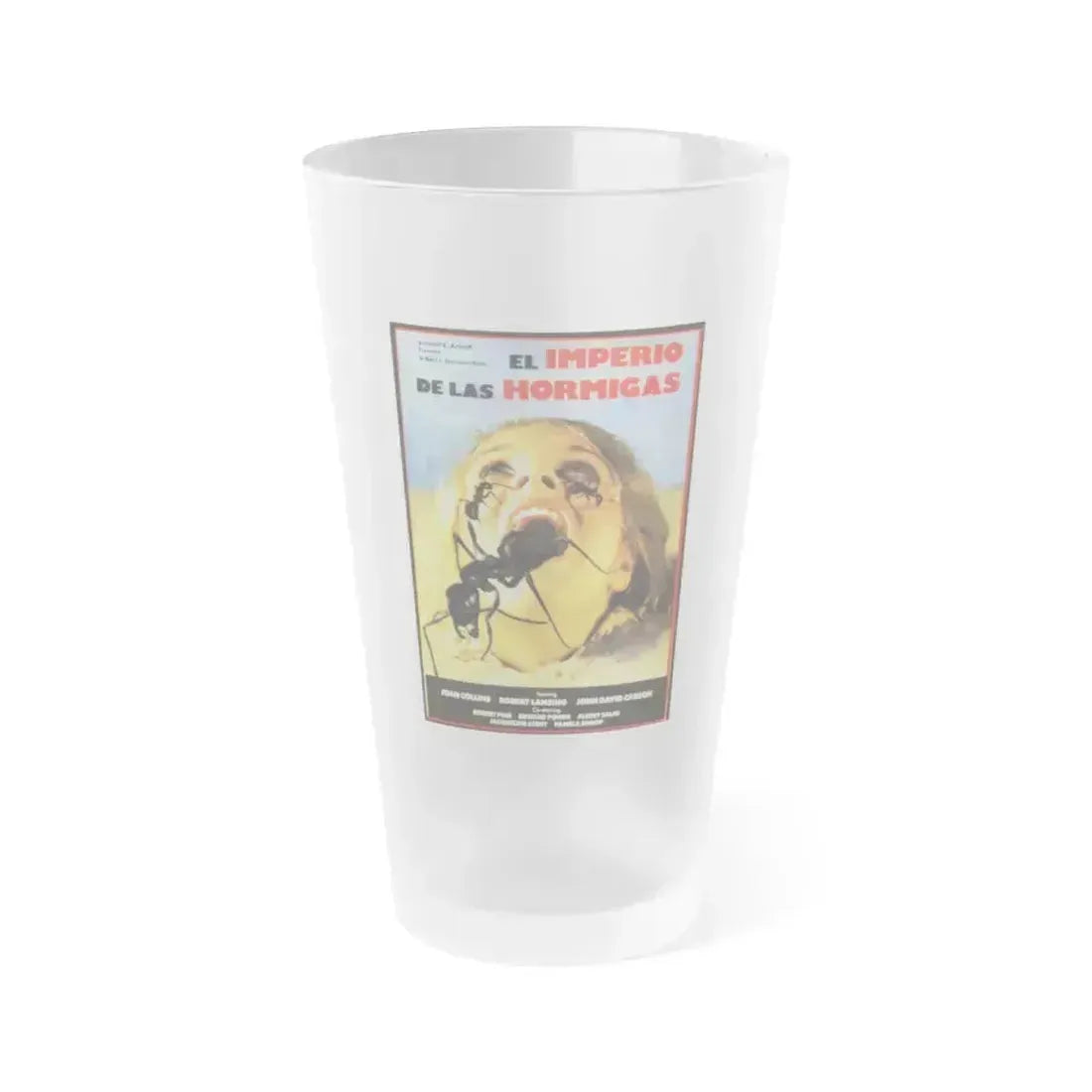 EMPIRE OF THE ANTS (SPANISH) 1977 Movie Poster - Frosted Pint Glass 16oz 16oz Frosted - Go Mug Yourself
