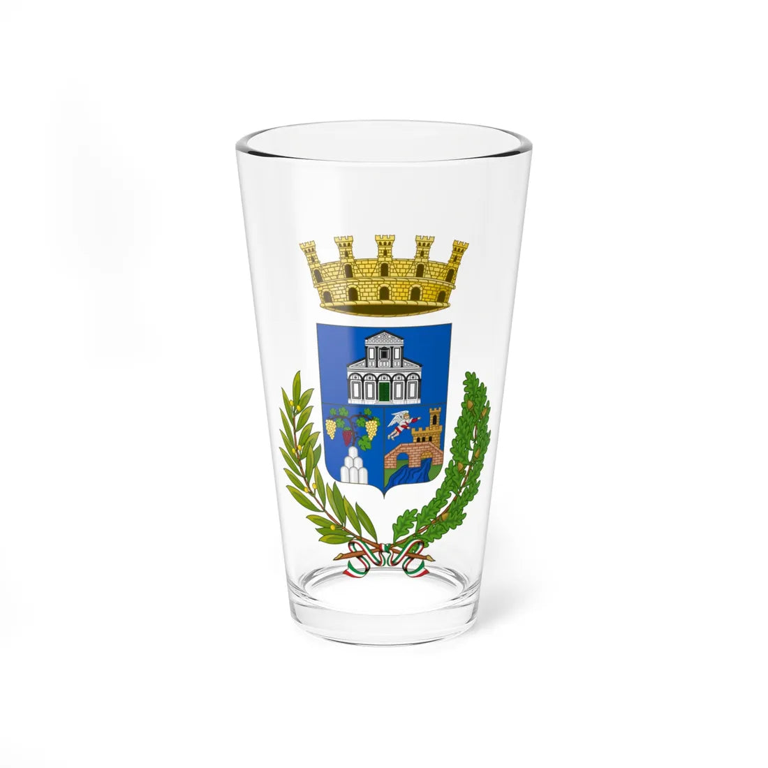 Empoli-Stemma (Italy) (Coat of Arms) Pint Glass 16oz 16oz - Go Mug Yourself