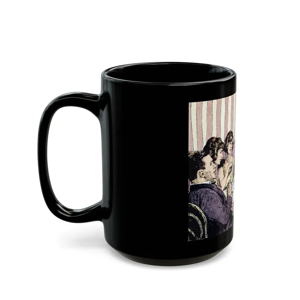 Empty Tables (1), Woman's Home Companion, November 1924 - Black Coffee Mug - Go Mug Yourself