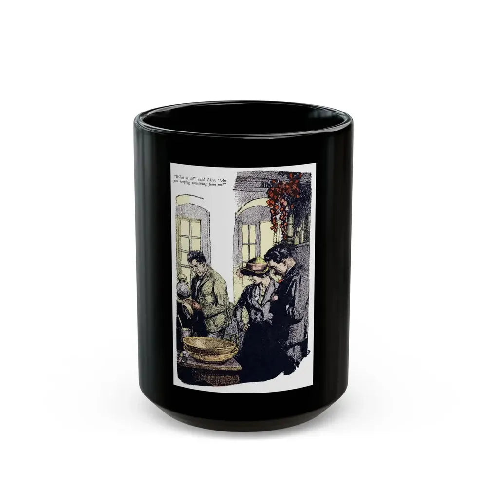 Empty Tables (2), Woman's Home Companion, November 1924 - Black Coffee Mug 15oz - Go Mug Yourself