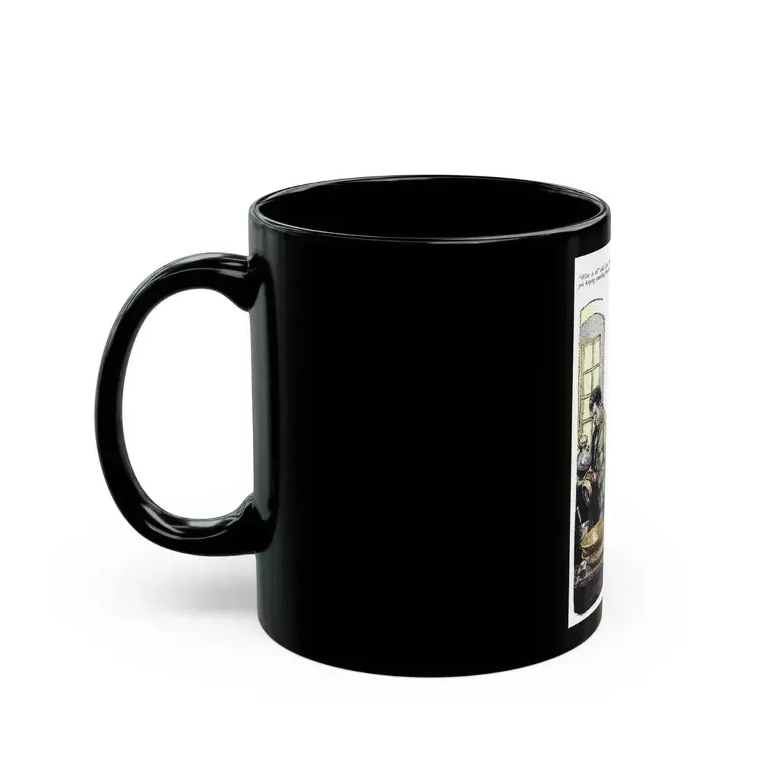 Empty Tables (2), Woman's Home Companion, November 1924 - Black Coffee Mug - Go Mug Yourself