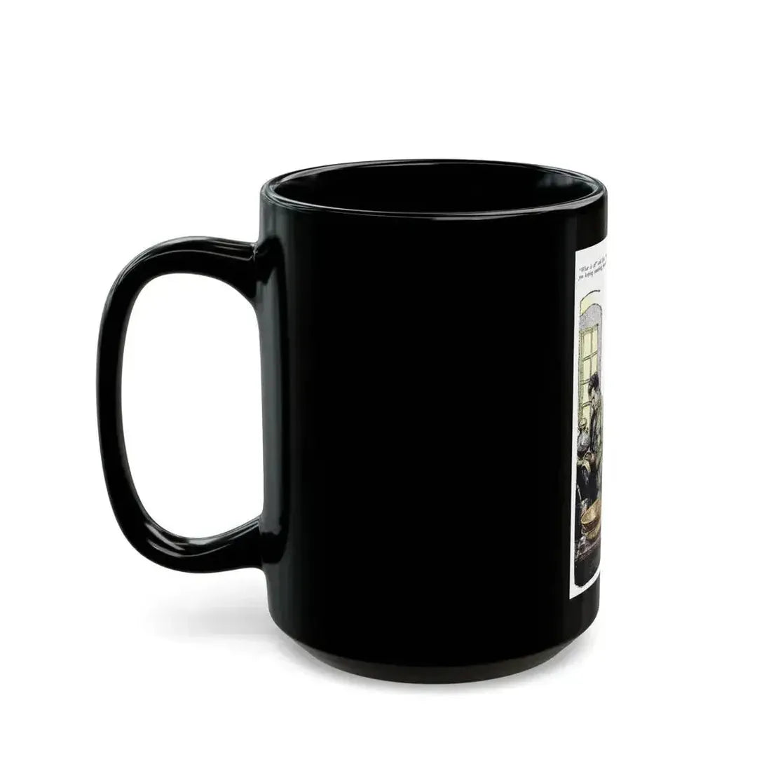 Empty Tables (2), Woman's Home Companion, November 1924 - Black Coffee Mug - Go Mug Yourself