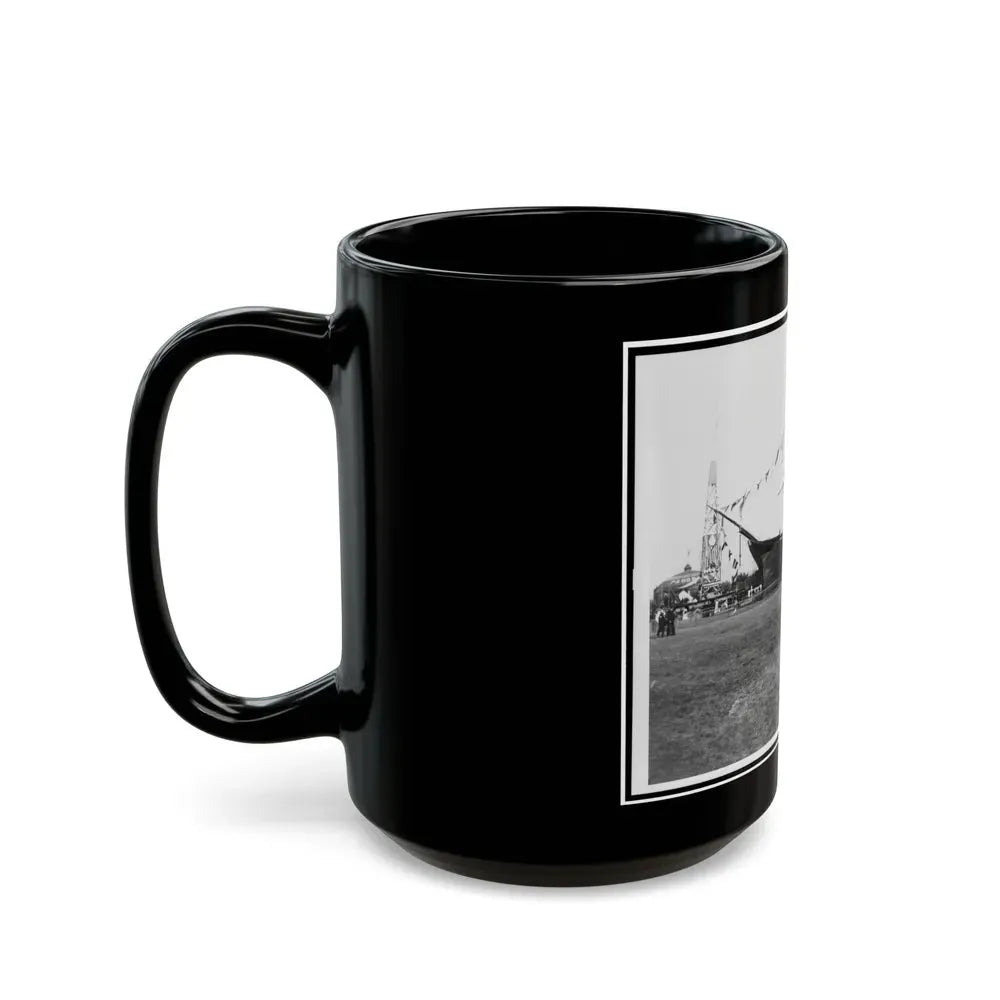 Encampment Of The G.A.R. In Washington, D.C., With Replica Of Ship (U.S. Civil War) Black Coffee Mug - Go Mug Yourself