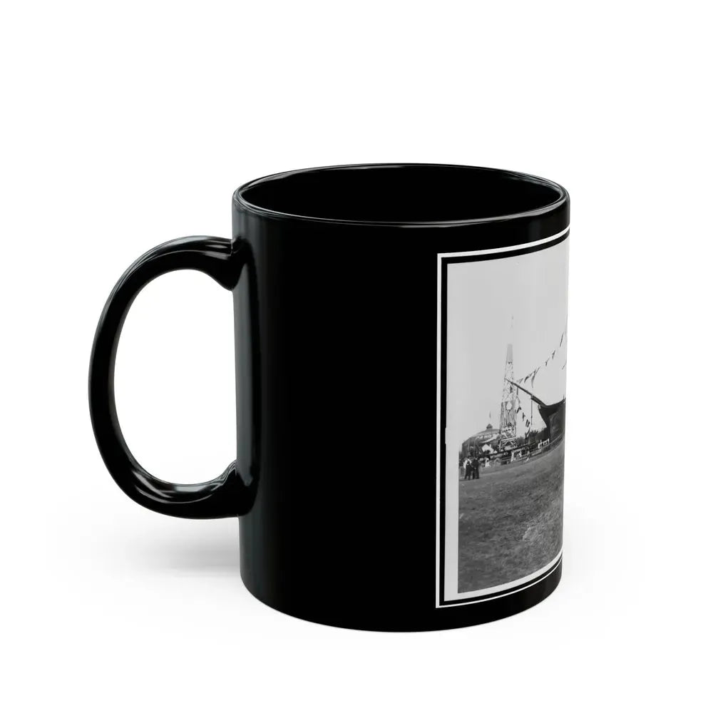 Encampment Of The G.A.R. In Washington, D.C., With Replica Of Ship (U.S. Civil War) Black Coffee Mug - Go Mug Yourself