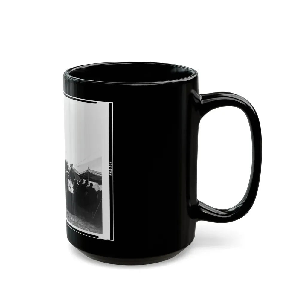 Encampment Of The G.A.R. In Washington, D.C. With Washington Monument In Background (U.S. Civil War) Black Coffee Mug - Go Mug Yourself